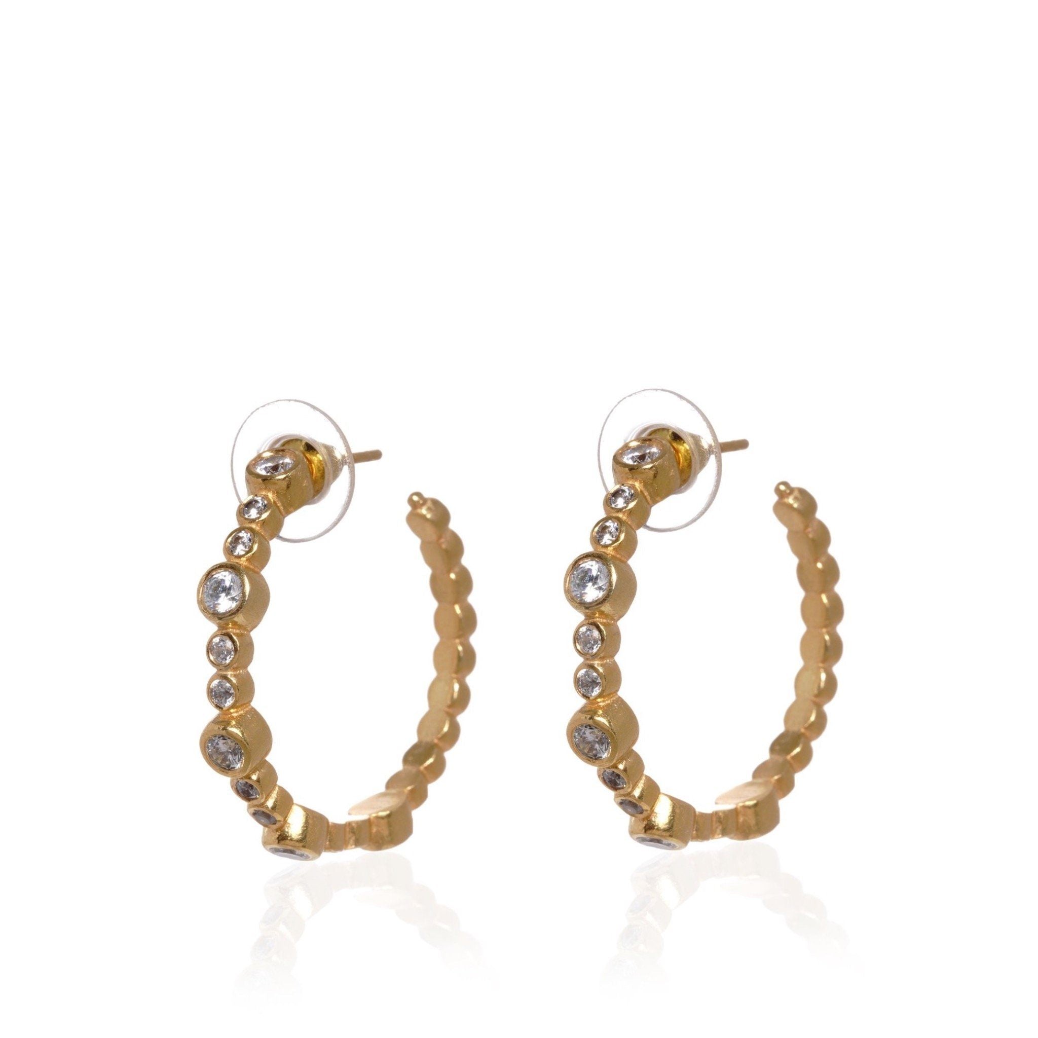 Classic Topaz Hoops